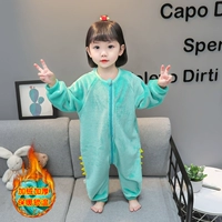 Зеленый двухэтажный динозавр