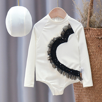 Girl Swimsuit 2022 New South Korea Children Swimsuit Girl Woman Baby Conjoined Swimsuit Xia Cute Princess