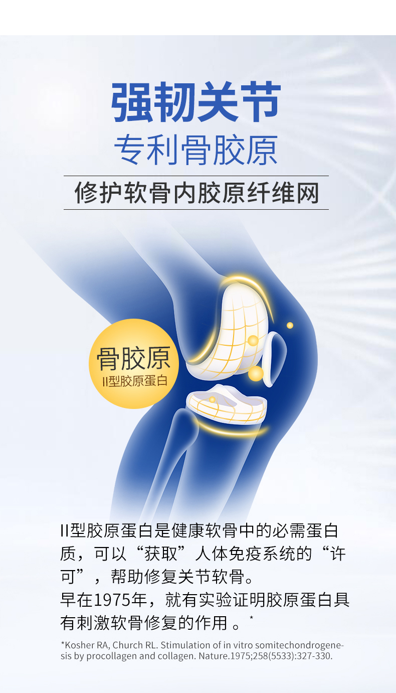 美国产 Schiff MoveFree Ultra 多效骨胶原维骨力 白瓶 60粒 加钙维生素D3 图9