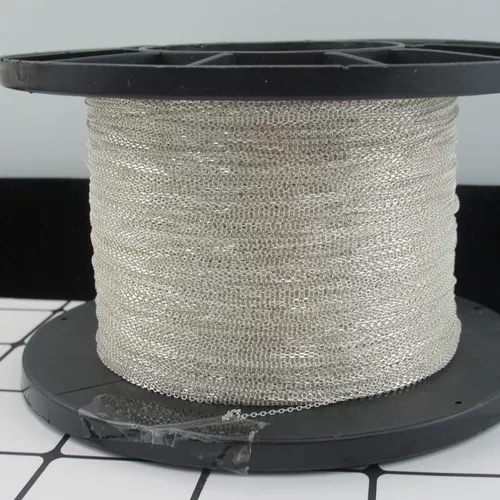 Стерлинговое серебро s925, простые серебряные аксессуары ручной работы, цепочка с крестом и цветком, свитер, серебряная цепочка, голая цепочка, О-образная полуфабрикатная цепочка