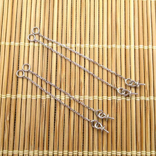 Платиновые длинные серьги из жемчуга с кисточками, серебро 925 пробы, популярно в интернете