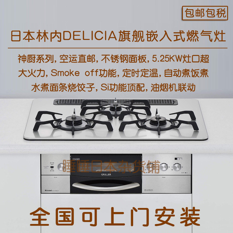 Japan Linene Divine Chef Rinnai DELHIA GRILLER intelligently embedded in the oven gas furnace 5 25kw