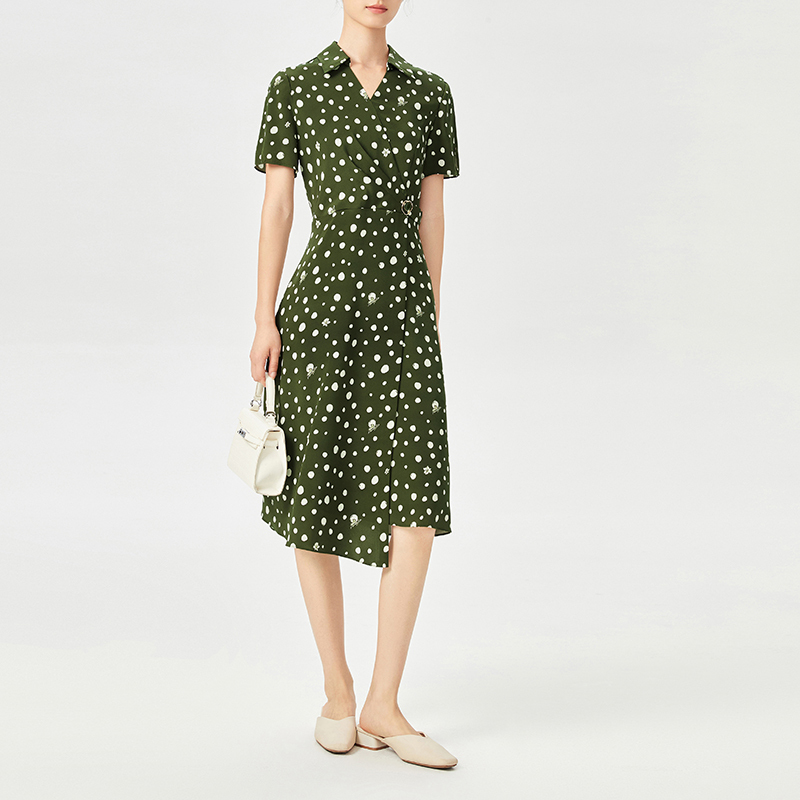 Special Offer 4390【Na】93.7% Fashionable Polka Dot Waist-Cinching Slimming Versatile Dress, Clearance from Mall, Summer 26 Women's Special Offer 4390【Na】93.7% Fashionable Polka Dot Waist-Cinching Slimming Versatile Dress, Clearance from Mall, Summer 26 Women's