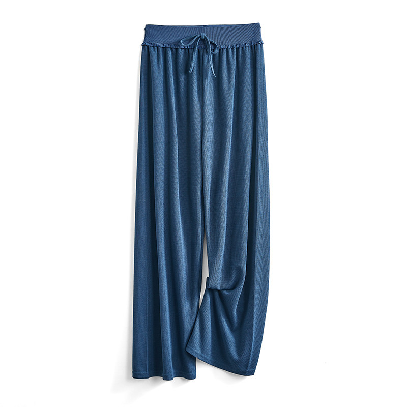 (Good Things Recommended) Crystal motion High waist tightness Loose Sense slim casual wide pants 2021 New wave