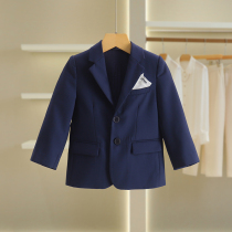 Childrens Clothing (Flute) Sheep Wool Suit Host Dress Performance Clothing Boys Suit Jacket Autumn Clothing 2024 New Style