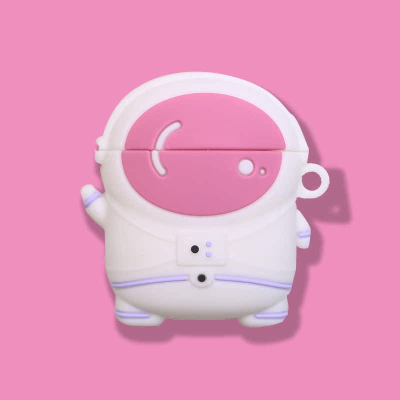 Cartoon spaceman Airpodspro protective sleeve niche suitable for 1 2 generation Apple 3 generation earphone soft shell silicone female