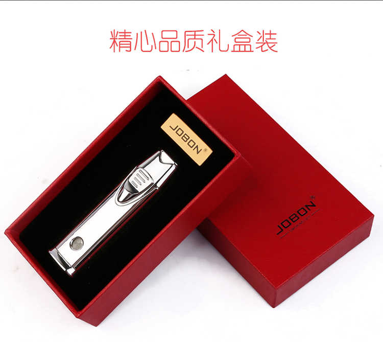 Mới sáng tạo thẳng vào bật lửa gió thẳng vào ngọn đuốc xì gà cầm tay đôi nhiệt độ cao bật lửa bic