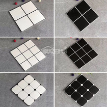 Black and white checkered 300X300 white black toilet Kitchen Toilet Balcony Brick tile Anti-slip floor tile