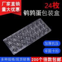 24 new pieces of simple quail egg bird tray egg tray plastic blister packaging box