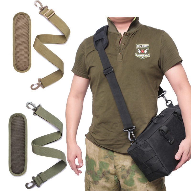 Tactical Shoulder Bag Decompression Shoulder Pad Holding Baby Bag Single Shoulder Slip Cushion Detachable Bag Shoulder Strap Widening Accessories Shoulder Care Shoulder