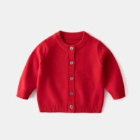 Красный кардиган