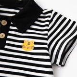 Детская футболка с коротким рукавом для мальчиков, летняя одежда, воротник поло