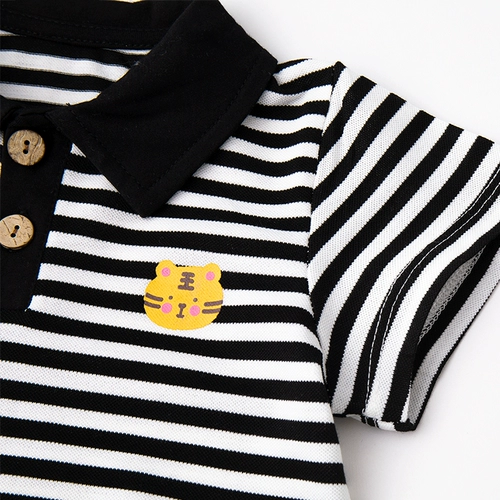 Детская футболка с коротким рукавом для мальчиков, летняя одежда, воротник поло