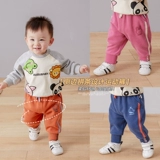 Детские демисезонные штаны для мальчиков, осенние, в западном стиле