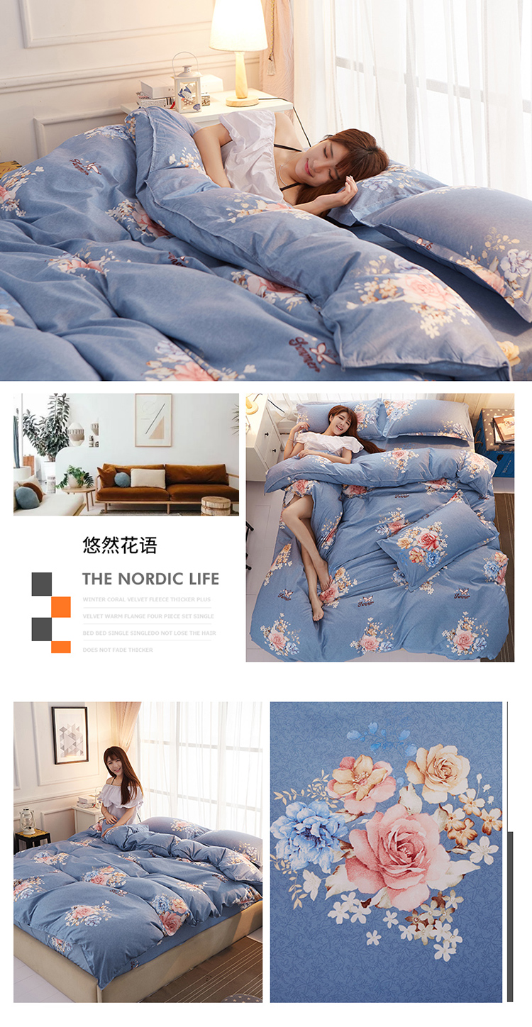 Bông quilt cover mảnh duy nhất 200x230 mùa hè quilt cover 2 piece bộ bông sinh viên 1.5 1.8 m khăn trải giường ba mảnh bộ