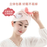 Miniso Famous Three Three Hue, поглощение мягкой воды, сухие шляпы, полотенца, мультфильм -трехмерный новый Meloti