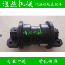 DH55 60-7 excavator track roller Foton Lovol 60 65 load-bearing wheel Lingong 60 support wheel pressure towing