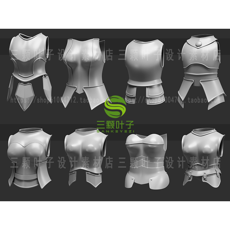 30 Medieval Chest Armor 3D Basic Models with Uv Max/Fbx/Obj Female Armor Armor White Model for Download 30 Medieval Chest Armor 3D Basic Models with Uv Max/Fbx/Obj Female Armor Armor White Model for Download