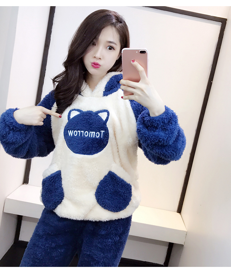 Pyjama pour femme à manches longues - Ref 2995610 Image 25