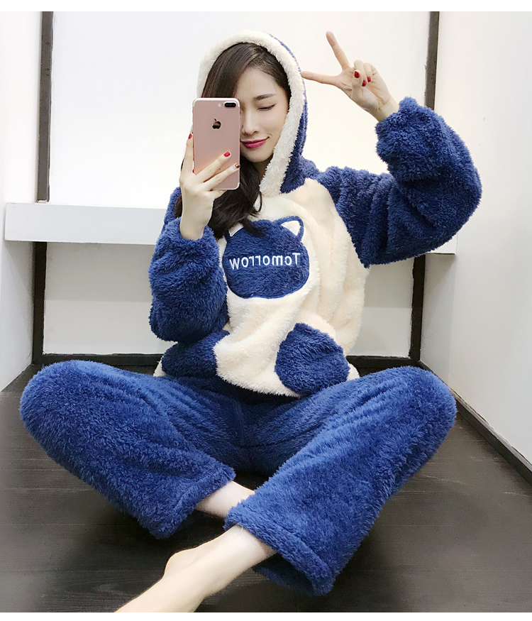 Pyjama pour femme à manches longues - Ref 2995610 Image 26