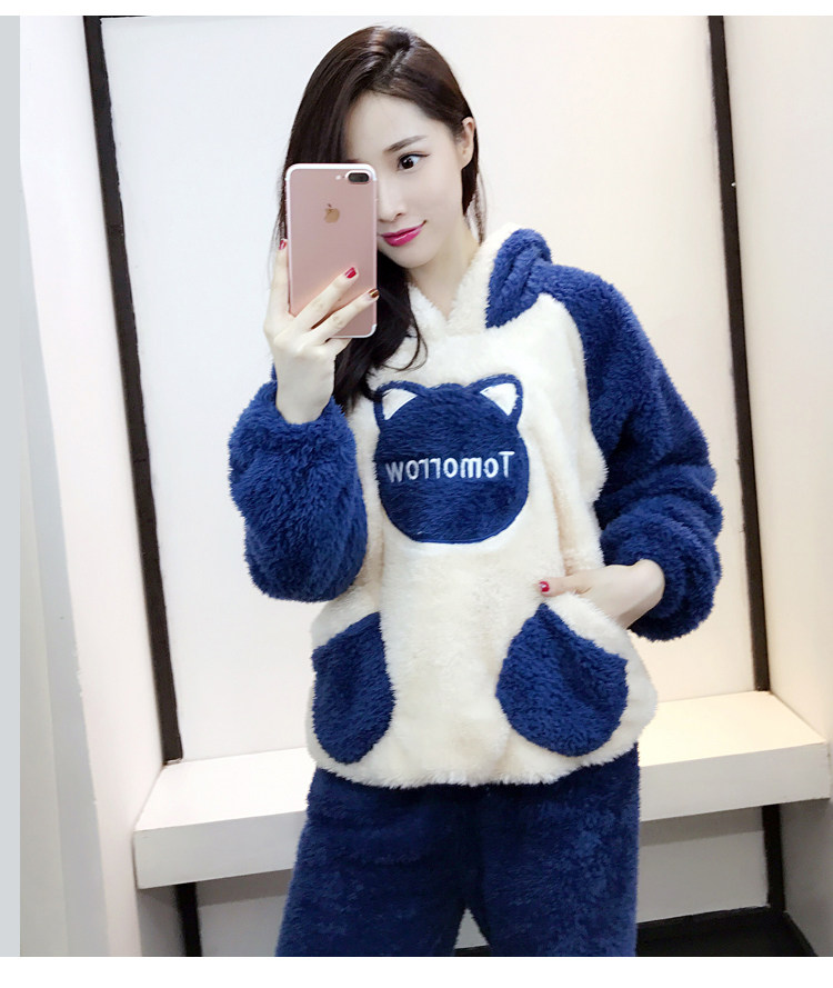 Pyjama pour femme à manches longues - Ref 2995610 Image 27