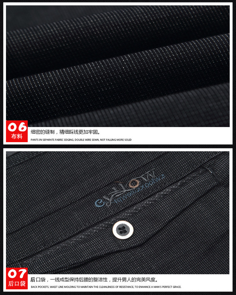 Pantalon droit en coton pour automne - Ref 1489669 Image 24