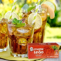 Matte Leao Brazil import original flavor matte tea bag clear oil greasy tea drinking raw tea bag boxed 40g