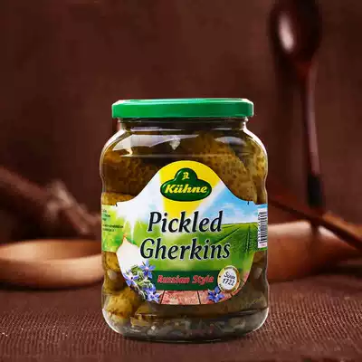 Pepinos em conserva Germany imported Kuehne Guanli acid cucumber pickled cucumber pickled pickled vegetables 670g