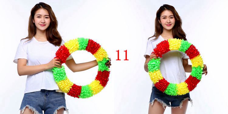 Lễ khai mạc Thế vận hội sẽ bước vào buổi tập thể dục buổi sáng mẫu giáo nhảy Liuyi vòng hoa dây cứng đạo cụ vòng hoa - Khiêu vũ / Thể dục nhịp điệu / Thể dục dụng cụ váy nhảy cha cha cha
