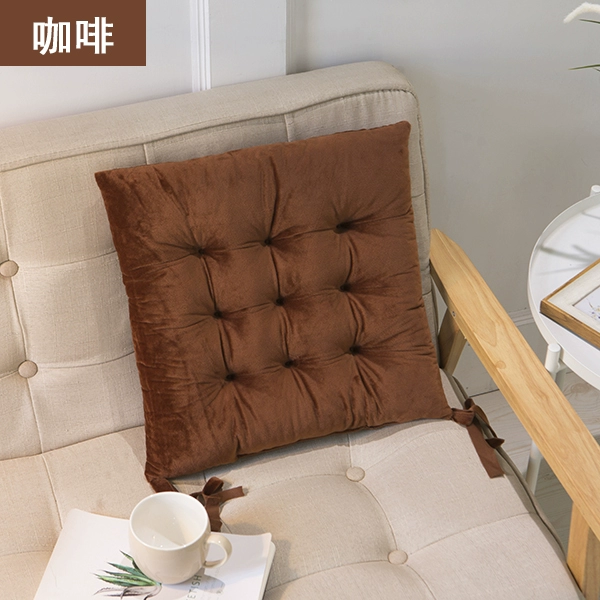 Winter nhám dày đệm ghế đệm với dây đai bộ nhớ đệm vững chắc bọt đệm sofa sinh viên - Ghế đệm / đệm Sofa nệm lót ngồi