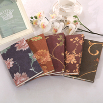 Creative handmade real dried flower notebook literature fresh couple Valentines Day gift real flower retro notepad