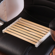 Summer cushion breathable cooling grid office chair clothing factory staff bench summer wooden frame Butt seat cushion