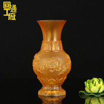Yuantong Buddha craft ornaments indoor Buddhist Hall for imitation glass vase vase flower bottle