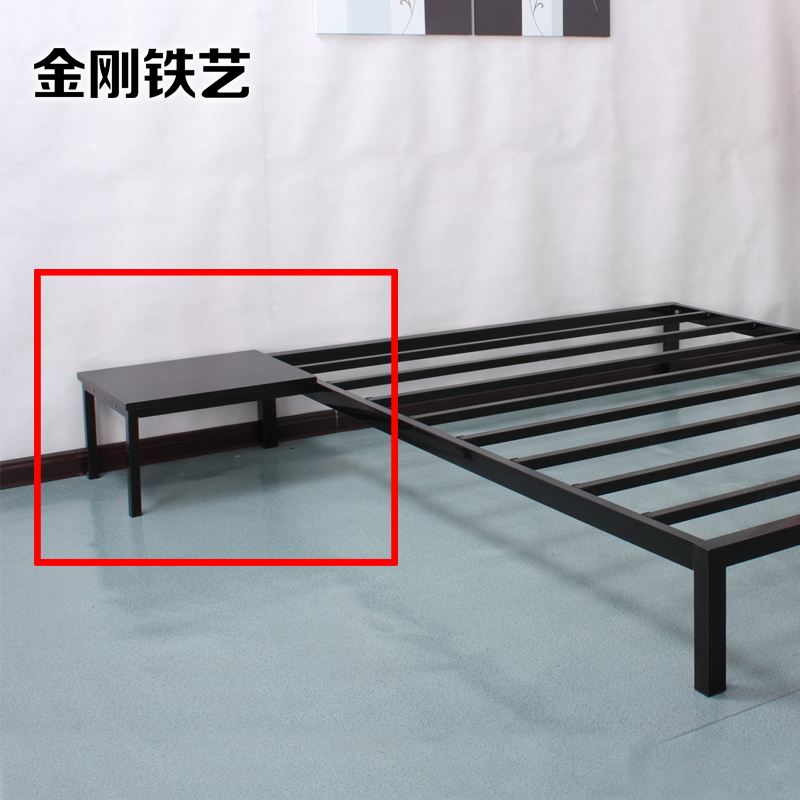 Non-independent bedside table bedside table several iron bed matching steel wood bedside table iron bed cabinet