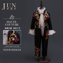 Jun design boys dress show tide suit violin performance costume childrens host French court suit