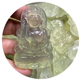 Натуральный чай Тегуаньинь из нефрита, большая подвеска