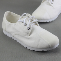 New old Beijing cloth shoes womens single shoes denim canvas shoes casual fashion versatile low-top womens shoes tide