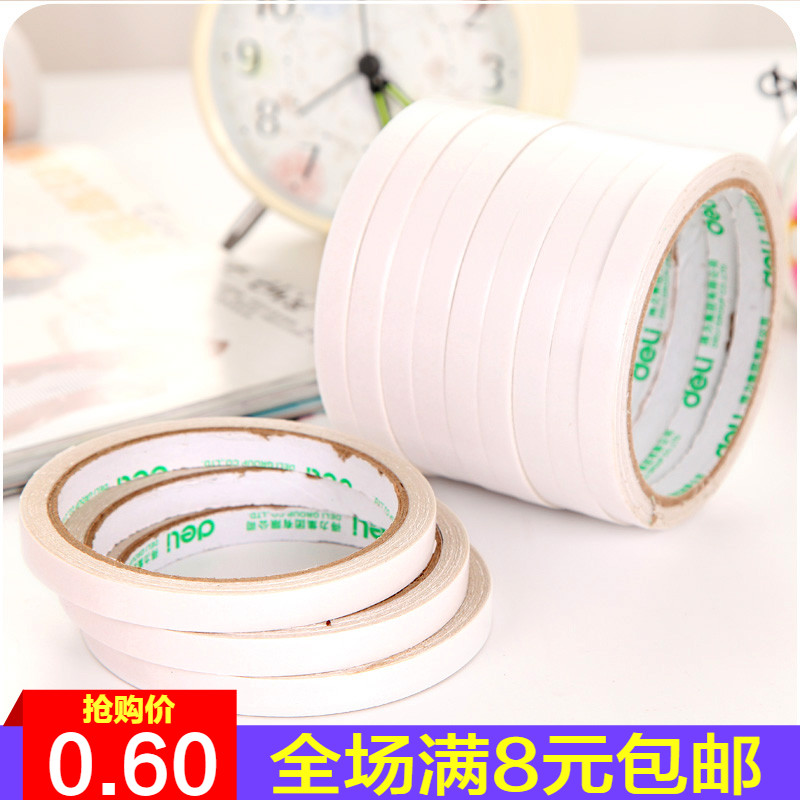 Double-sided adhesive tape strong viscosity incognito ultra-thin liang mian jiao transparent without leaving marks strip Wall students by hand