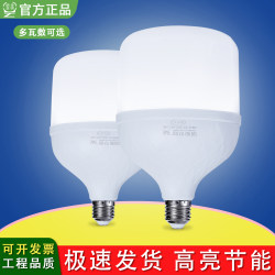 Genuine Yaming Led Light Bulb Energy-Saving Lamp E27 Spiral Household Factory Workshop Construction Site High Brightness Indoor Lighting Lamp