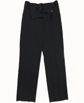 Slippery basketball referee pants 2024 new style with Velcro elastic at the back smooth drape spring and summer thin style