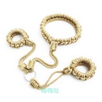 sm self-bondage rope art handcuffs Item ring shackles tightening rings Adult supplies Alternative Spice Rope Art Bundled bondage bondage