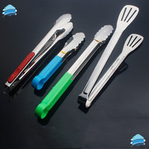 Multi-purpose fast food long handle picker Grilled vegetables Korean clip Single kitchen stainless steel clip food clip baking lengthened