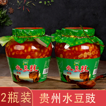 Guizhou specialty water bean tempeh farmhouse snacks chili bean sauce cold hot pot dipping seasoning 2 bottles