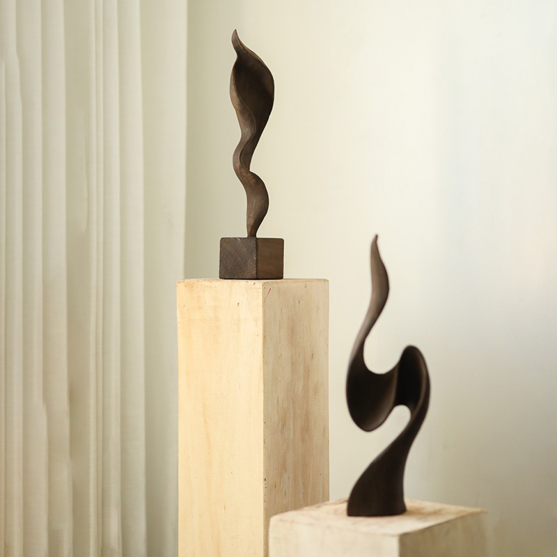 Dihome Abstract Wooden Art Ornaments Wine Cabinet Home Decoration Ornaments Sculpture Accessible Luxury Wood Carving Dihome Abstract Wooden Art Ornaments Wine Cabinet Home Decoration Ornaments Sculpture Accessible Luxury Wood Carving
