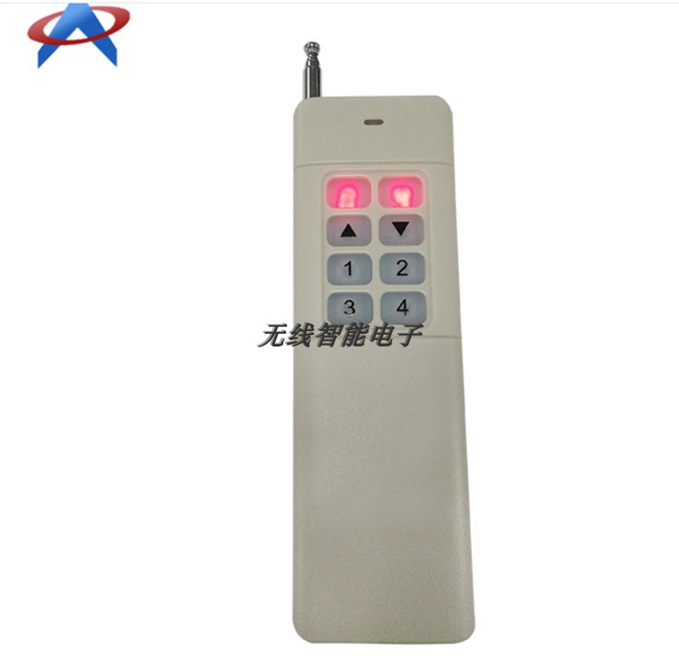 New digital display tube 99-frequency high-power remote control 3000 meters 4-key remote control 99-bit in one