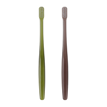 Liangfeng light printing Simple household plain color ultra-fine soft ultra-soft hair toothbrush Adult small head moon child Japan Muji