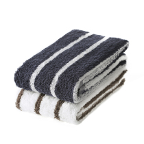  Pure cotton striped towel absorbent household cotton non-hairless face towel soft adult couple bathroom bathing face towel