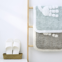  Door mat Bathroom toilet Bathroom non-slip mat Shower mat Foot mat Household bathroom absorbent mat Doormat
