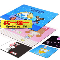 Cloth cartoon mouse pad cute girl computer mouse pad creative Korean office game rubber pad