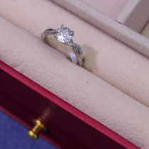 Zircon ring love this life high-end simple fashionable niche and exquisite design for men and women